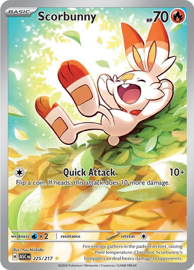 Scorbunny - 225/217 (Holofoil) - NM - front