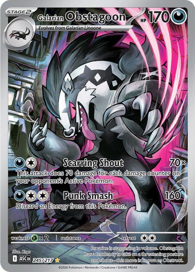 Galarian Obstagoon - 245/217 (Holofoil) - NM - front