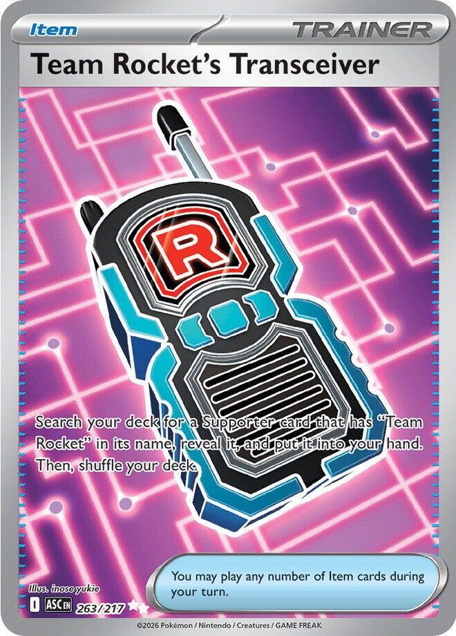 Team Rocket's Transceiver - 263/217 (Holofoil) - NM - front