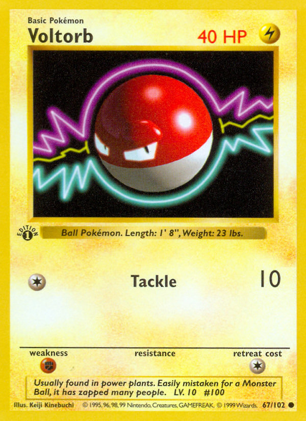 Voltorb - 067/102 - LP - front