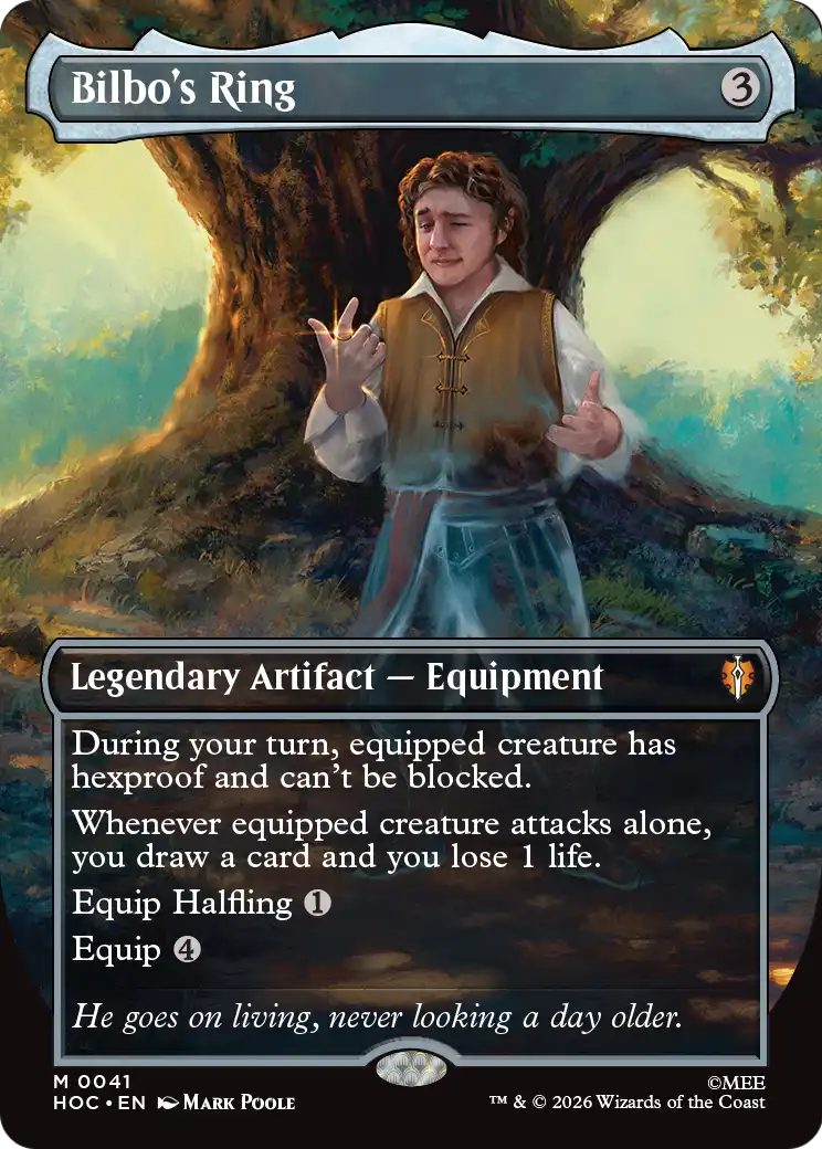 Bilbo's Ring (41) - BORDERLESS - NM - front