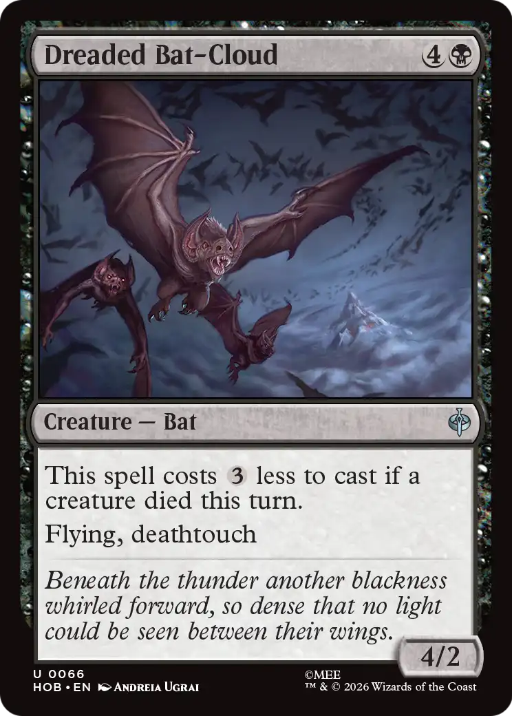 Dreaded Bat-Cloud (66) - NM - front