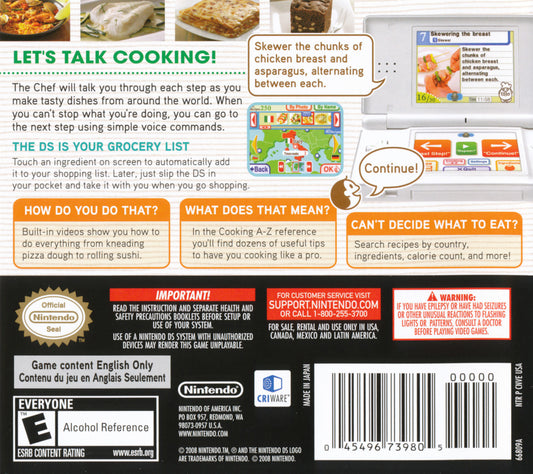 Personal Trainer Cooking - back