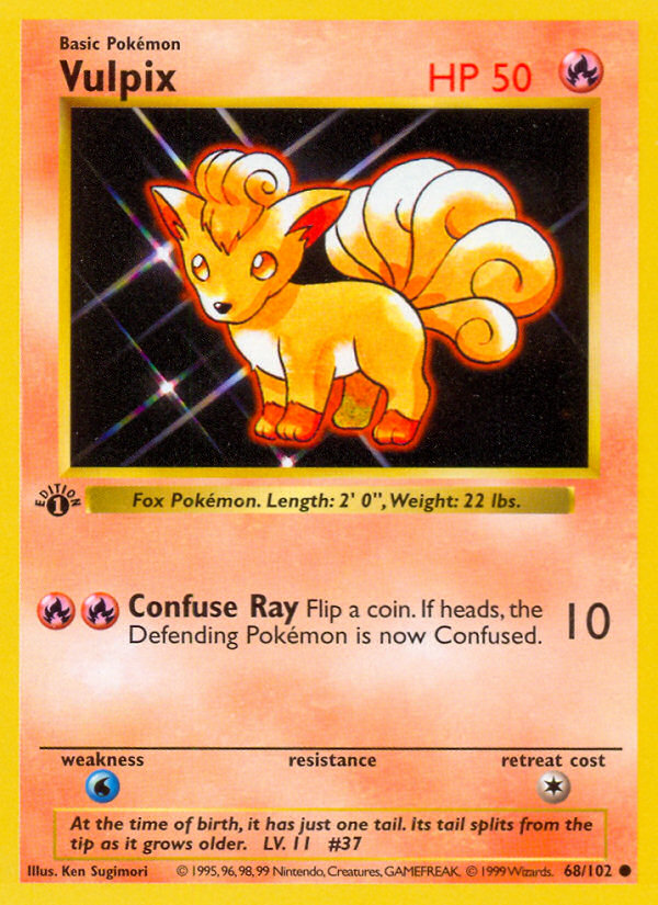 Vulpix - 068/102 - LP - front