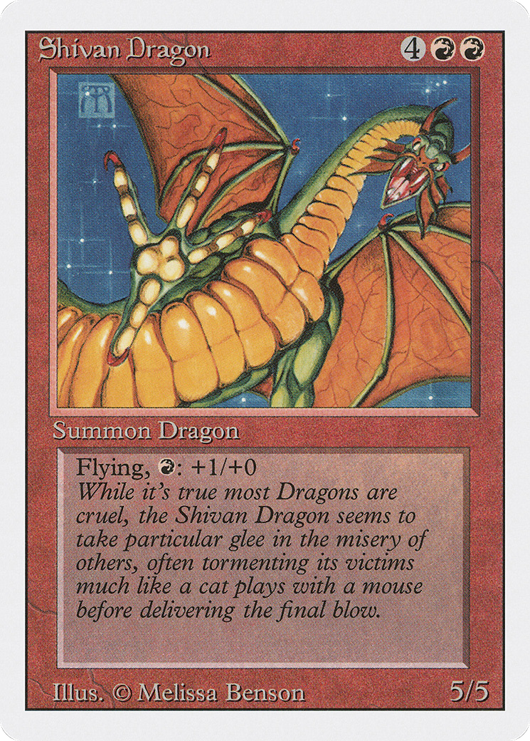 Shivan Dragon (177) - MP - front