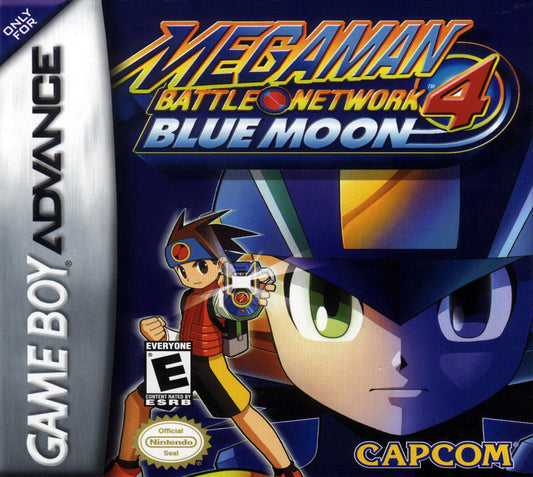 Mega Man Battle Network 4 Blue Moon - front