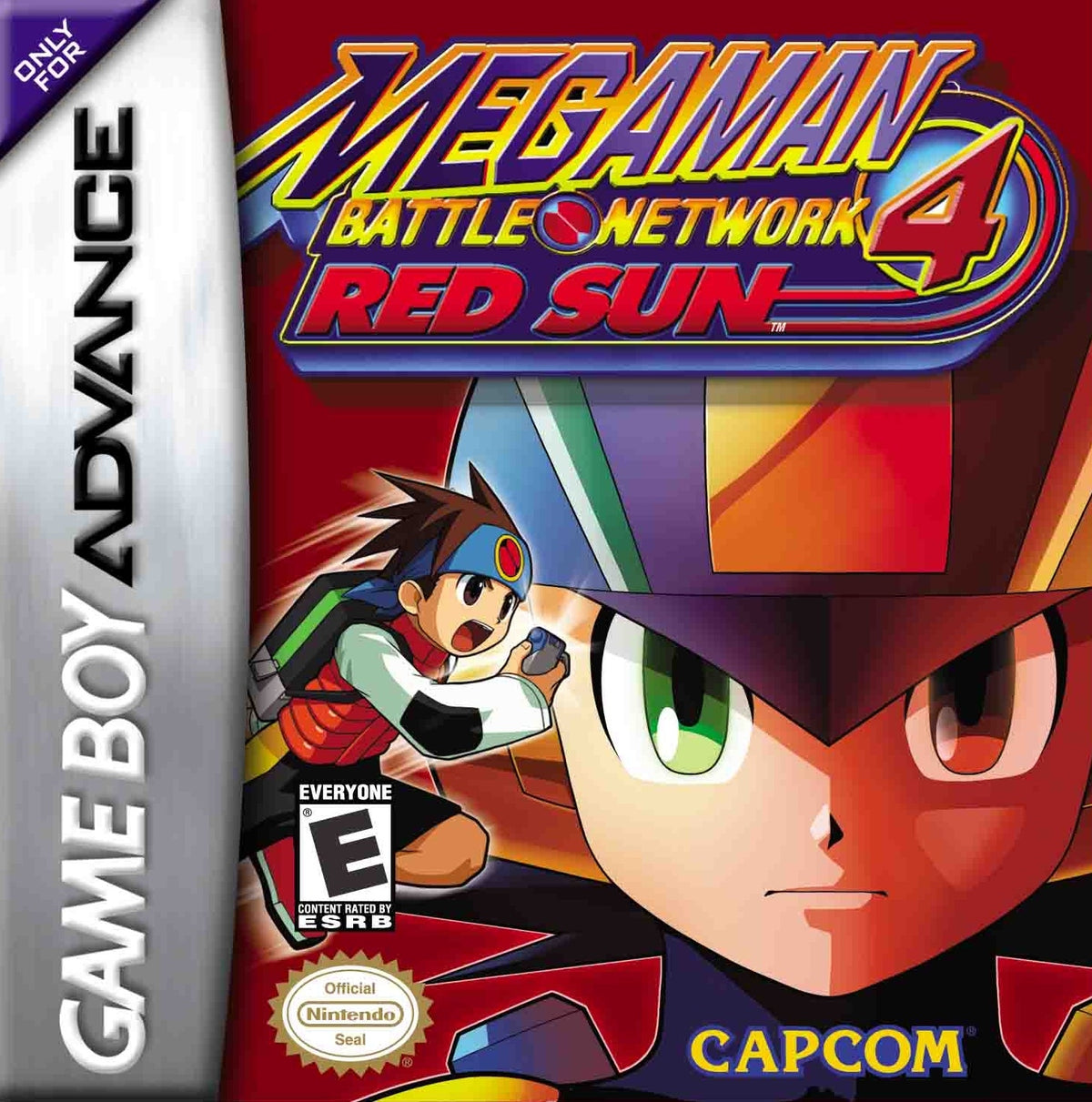 Mega Man Battle Network 4 Red Sun - front