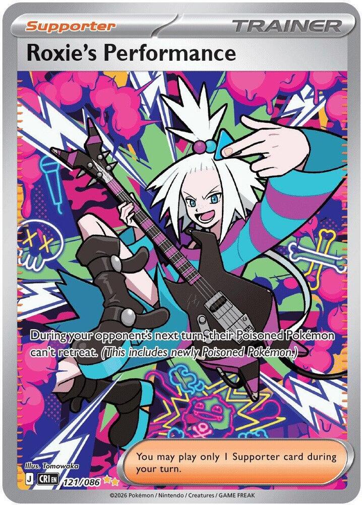 Roxie's Performance - 121/086 (Holofoil) - NM - front