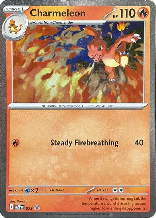 Charmeleon - 079 (Cosmos Holo) - 079 (Holofoil) - NM - front