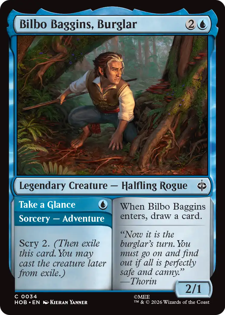 Bilbo Baggins, Burglar // Take a Glance (34) - NM - front