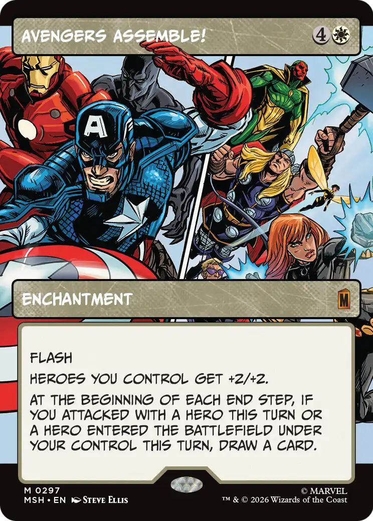 Avengers Assemble! (297) - BORDERLESS - NM - front