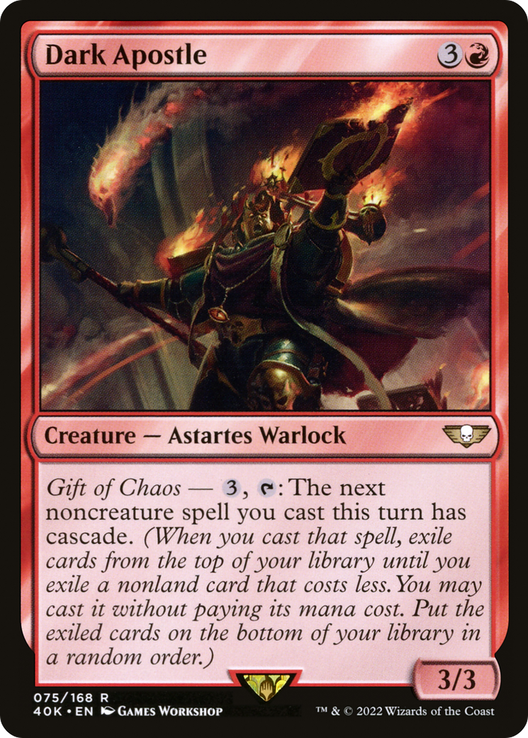 Dark Apostle (75) - NM - front
