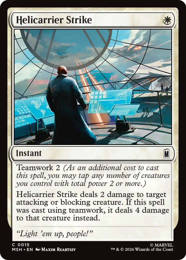 Helicarrier Strike (15) - NM - front
