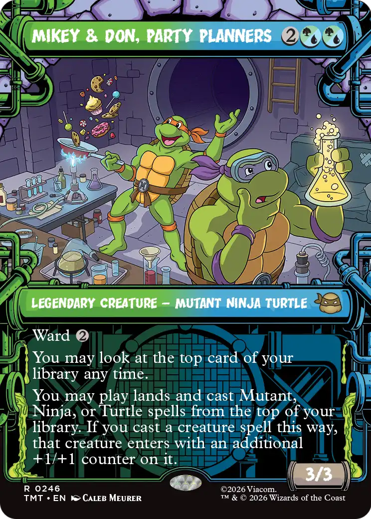 Mikey & Don, Party Planners (246) - BORDERLESS - NM - front