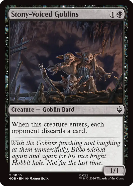 Stony-Voiced Goblins (85) - NM - front
