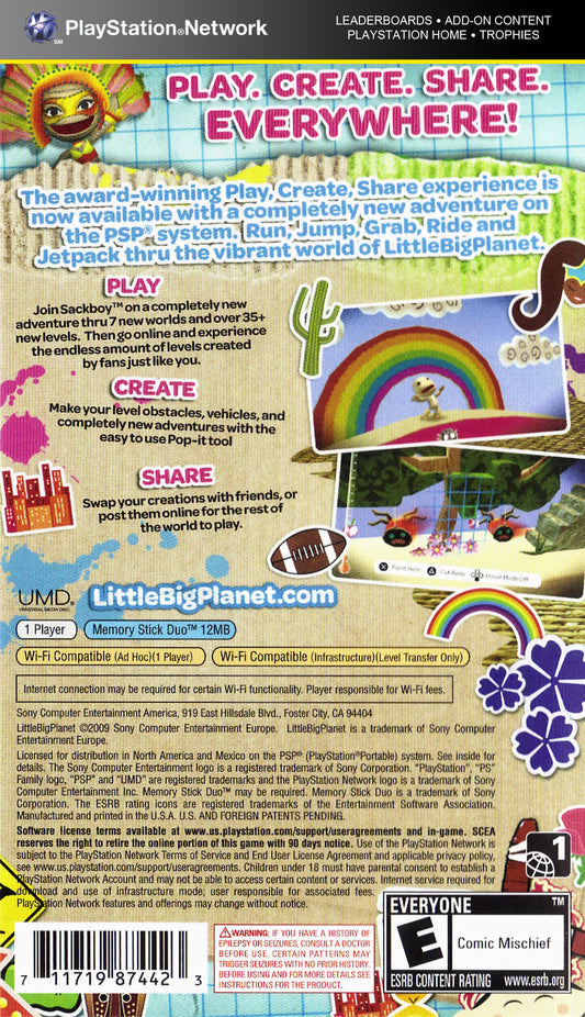 LittleBigPlanet - back