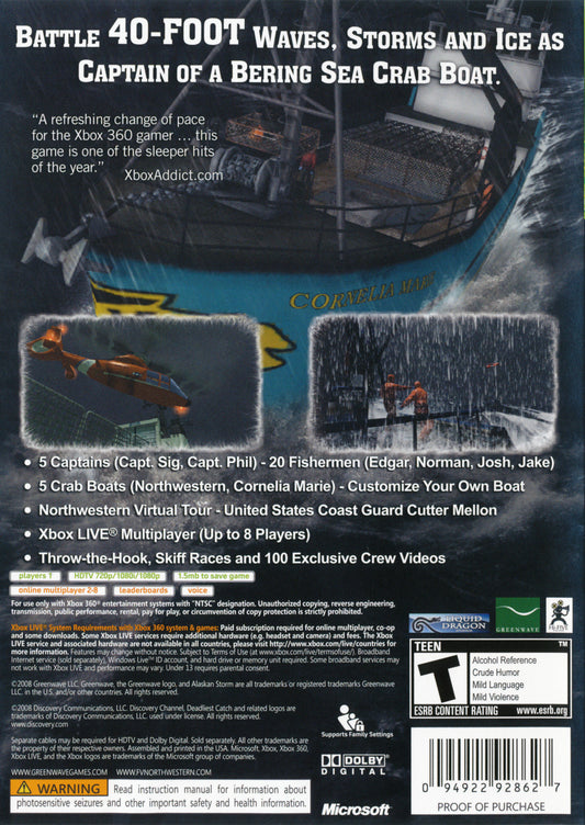 Deadliest Catch Alaskan Storm - back