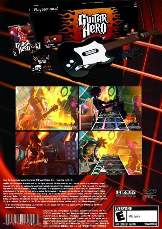 Guitar Hero - back