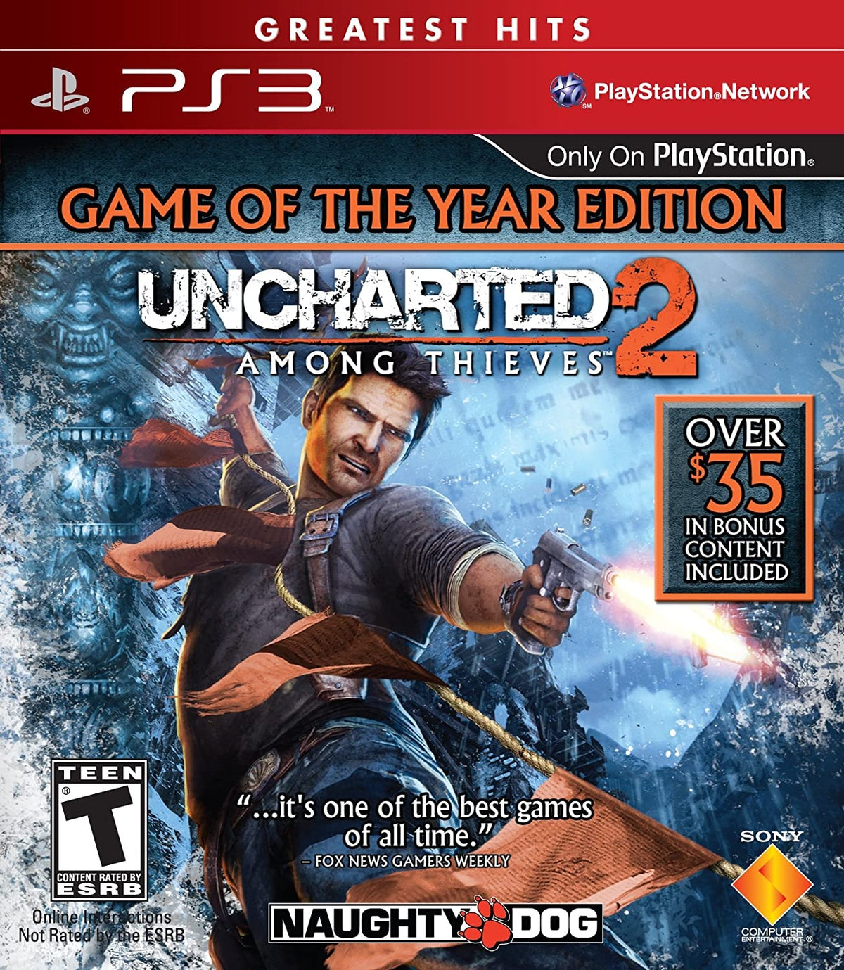 Uncharted 2: Among Thieves [Game of the Year Greatest Hits] - front