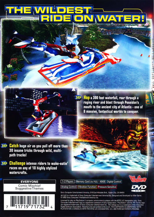Jet X2O - back
