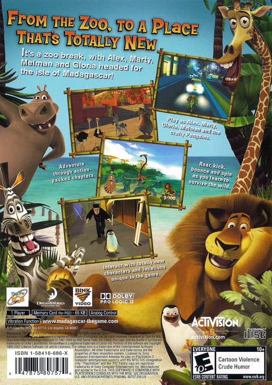 Madagascar - back