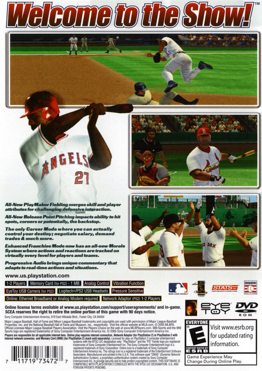 MLB 2006 - back