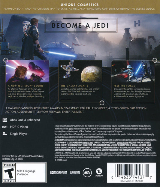 Star Wars Jedi: Fallen Order [Deluxe Edition] - back