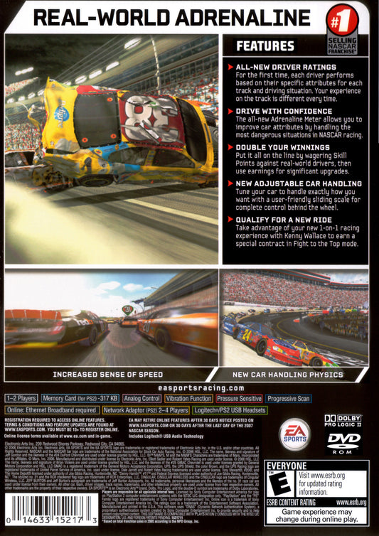 NASCAR 07 - back