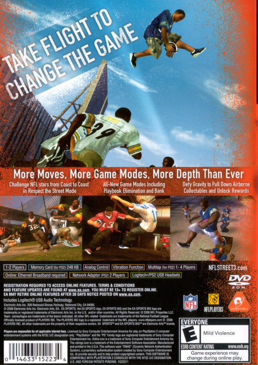 NFL Street 3 - back