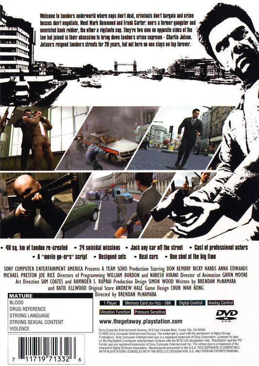 The Getaway - back