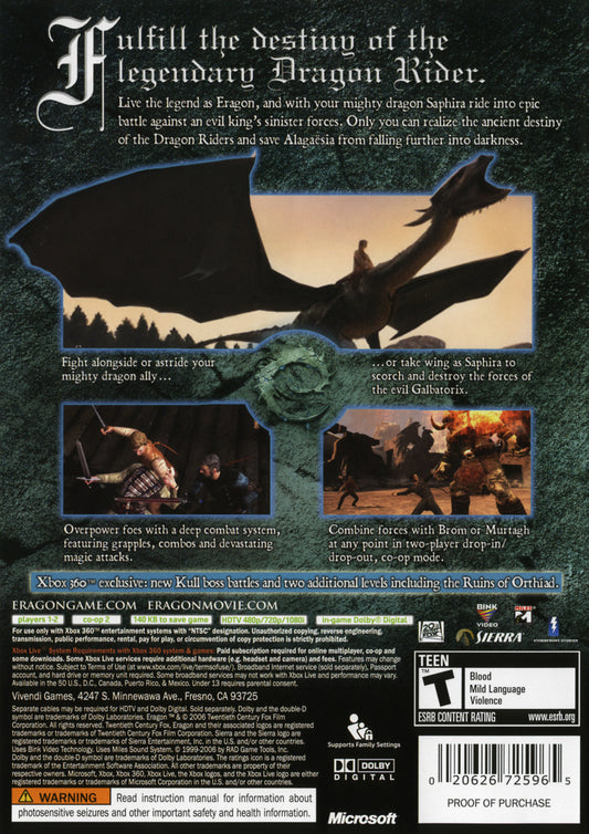Eragon - back