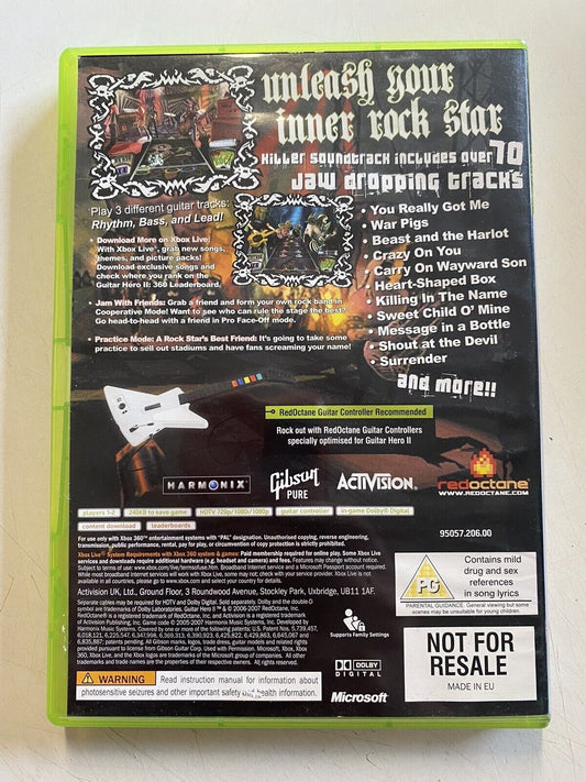 Guitar Hero II - back
