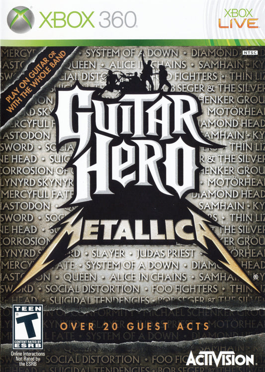 Guitar Hero: Metallica - front
