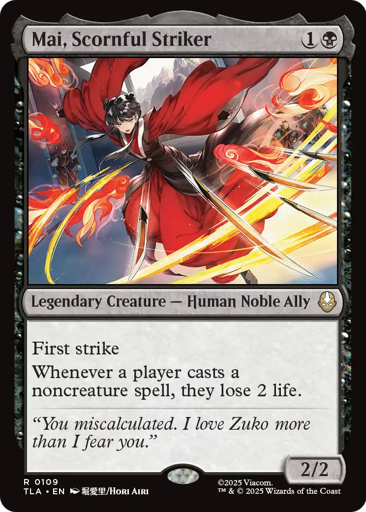 Mai, Scornful Striker (109) - NM - front
