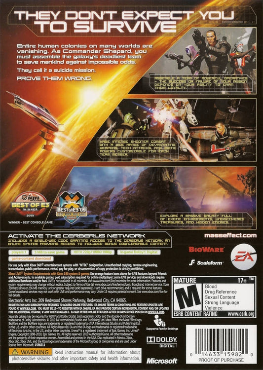 Mass Effect 2 - back