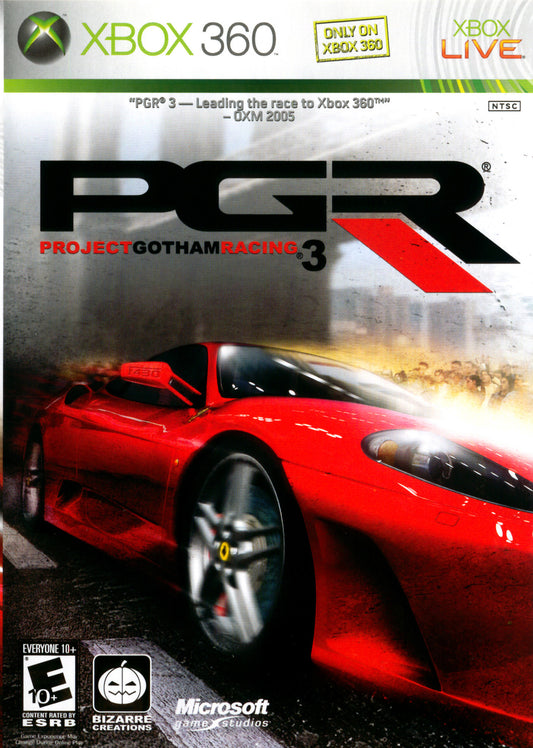 Project Gotham Racing 3 - front