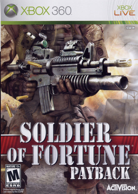 Soldier Of Fortune Payback - front