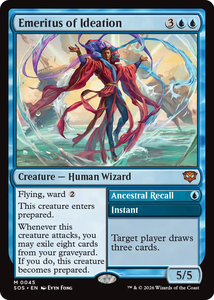Emeritus of Ideation // Ancestral Recall (45) - NM - front