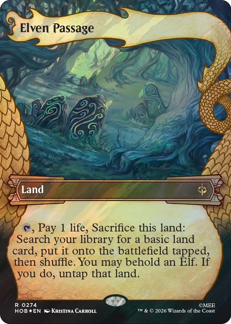 Elven Passage (274) - SHOWCASE (Foil) - NM - front