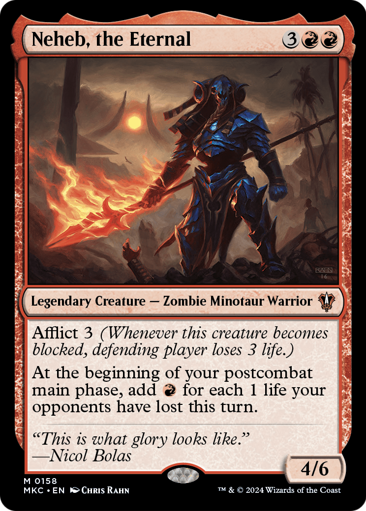 Neheb, the Eternal (158) - NM - front