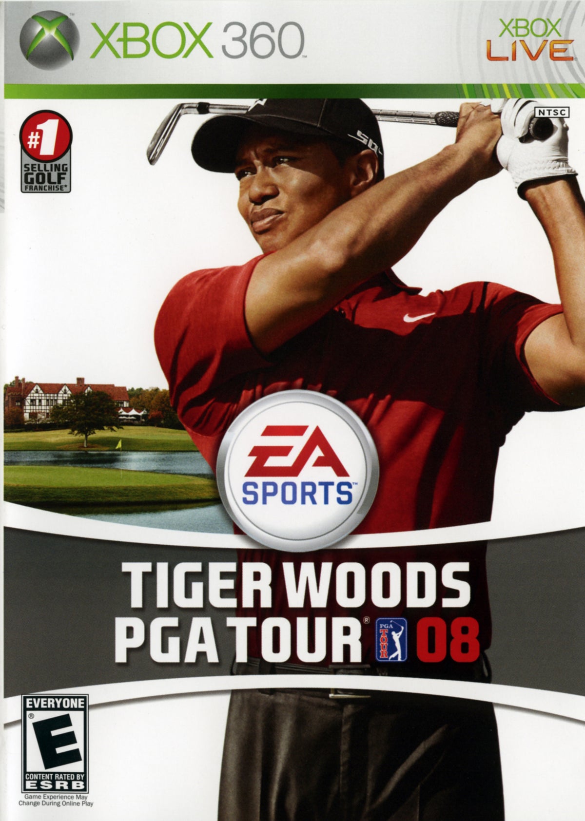 Tiger Woods PGA Tour 08 - front