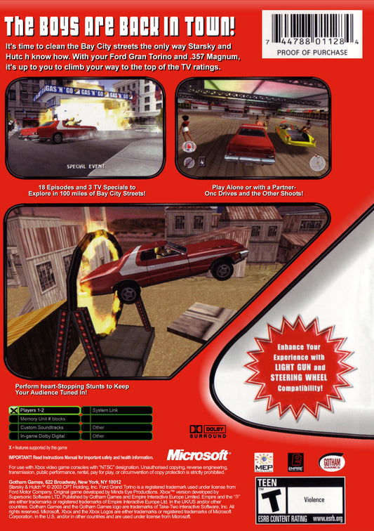 Starsky and Hutch - back