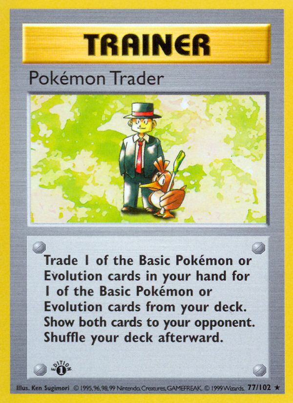 Pokemon Trader - 077/102 - HP - front
