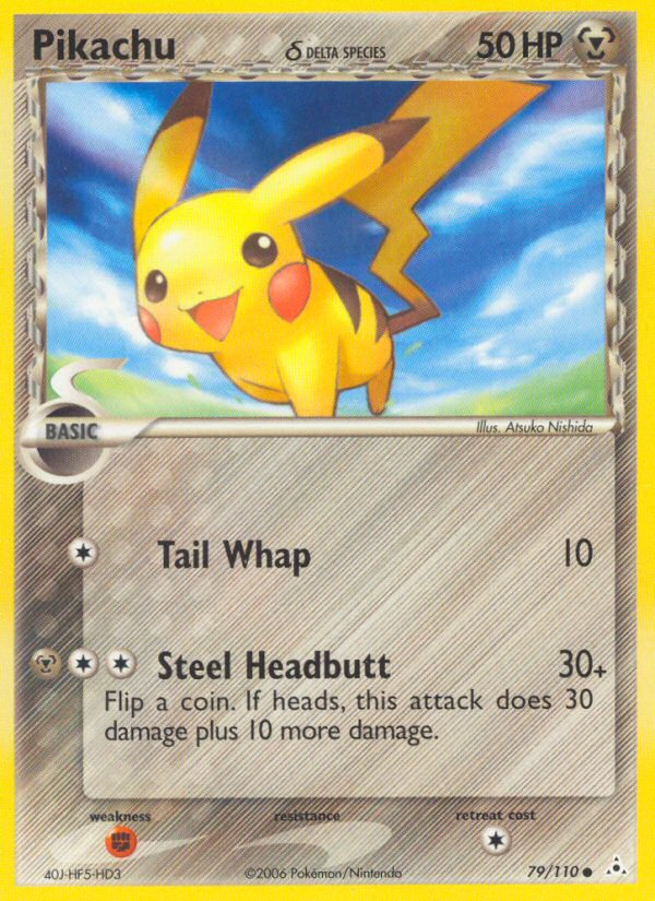 Pikachu (Delta Species) - 79/110 - NM - front