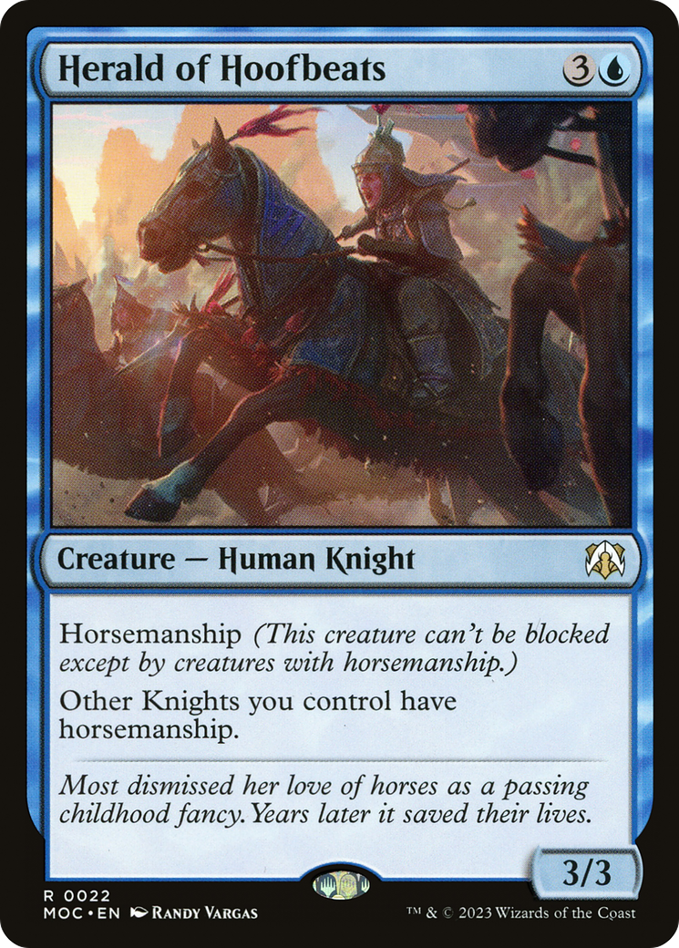 Herald of Hoofbeats (22) - NM - front