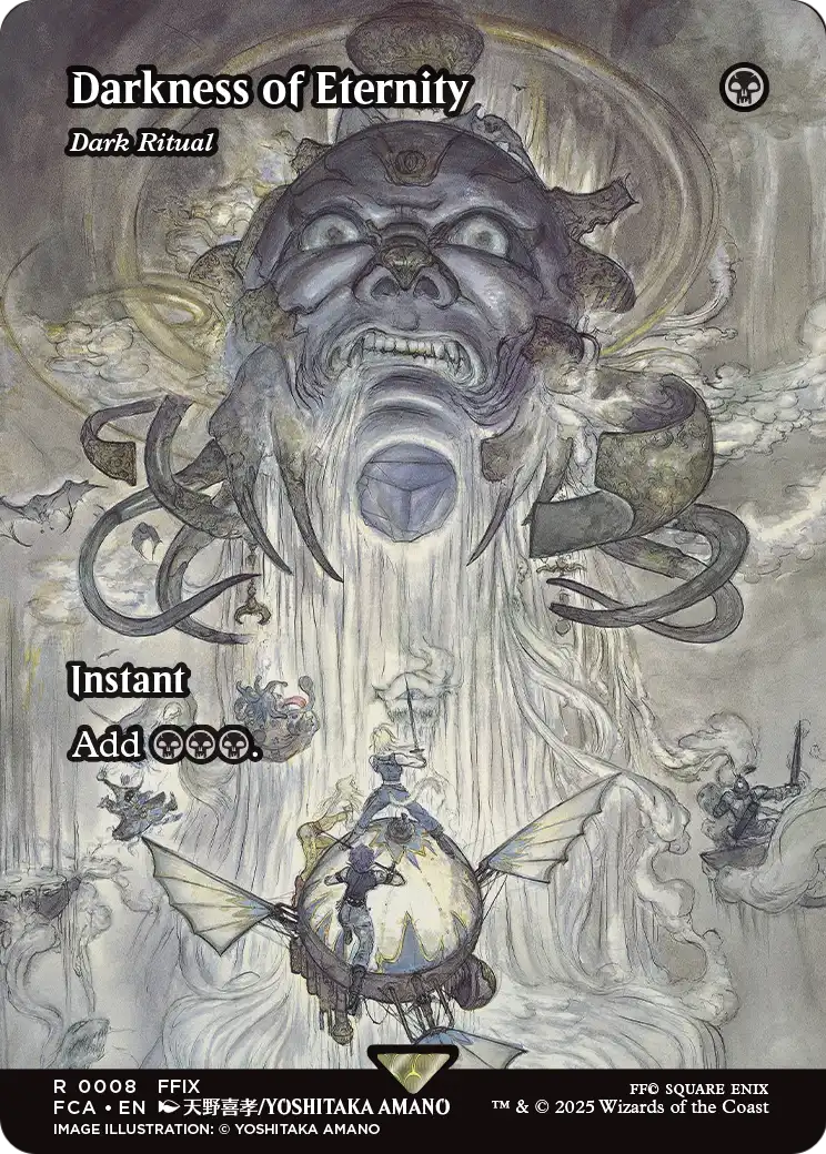 Dark Ritual (8) - BORDERLESS - FULL ART - NM - front