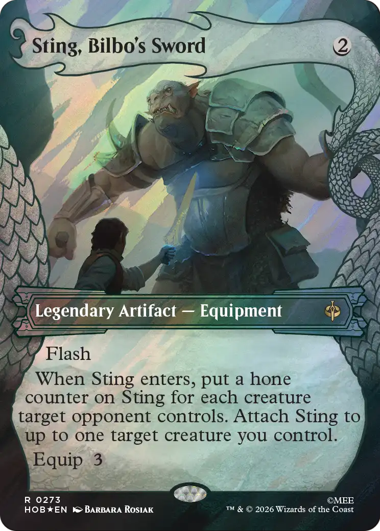 Sting, Bilbo's Sword (273) - SHOWCASE (Foil) - NM - front