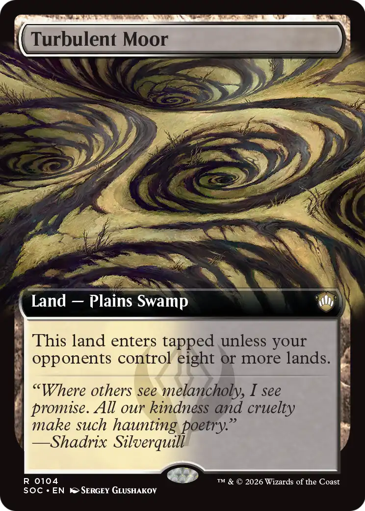 Turbulent Moor (104) - EXTENDED ART - NM - front