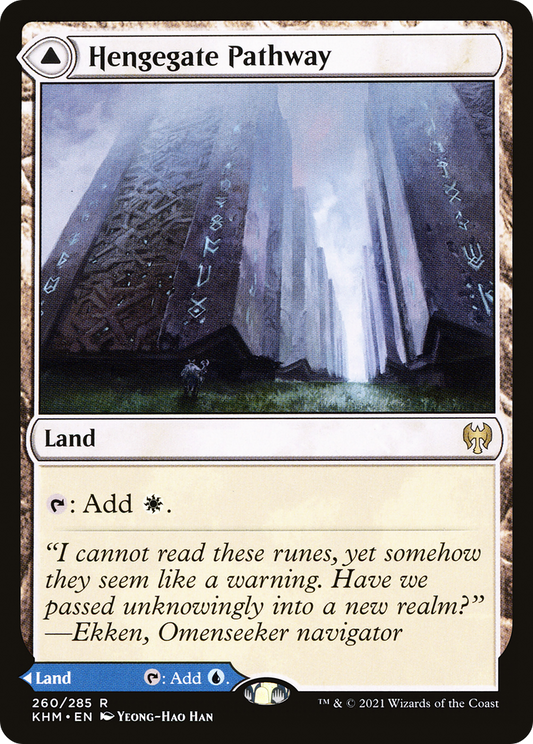 Hengegate Pathway // Mistgate Pathway (260) (Foil) - NM - front