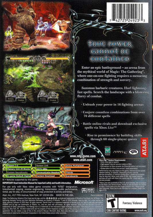 Magic the Gathering Battlegrounds - back